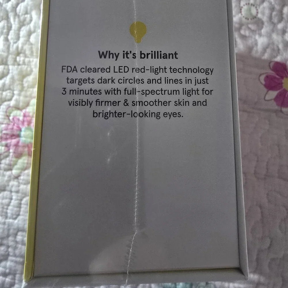 Lumin Luminator LED Eye Mask for Dark Circles & Wrinkles Brillant Men's - New